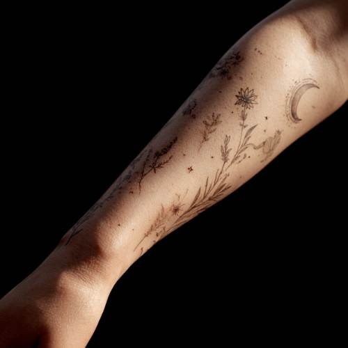 tatouage avant bras Femme 23