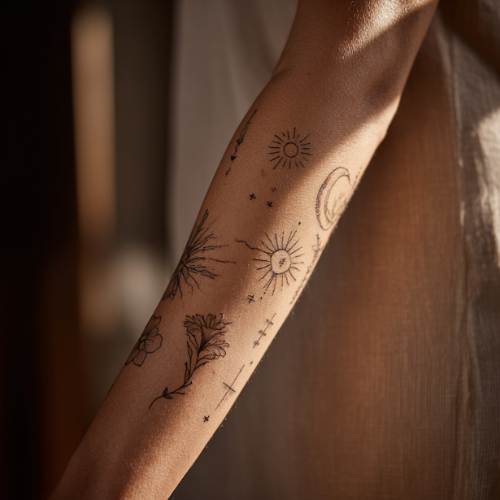 tatouage avant bras Femme 24