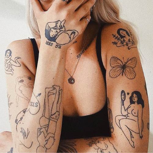 tatouage avant bras Femme 4