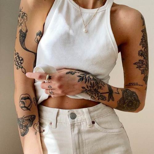 tatouage avant bras Femme 8