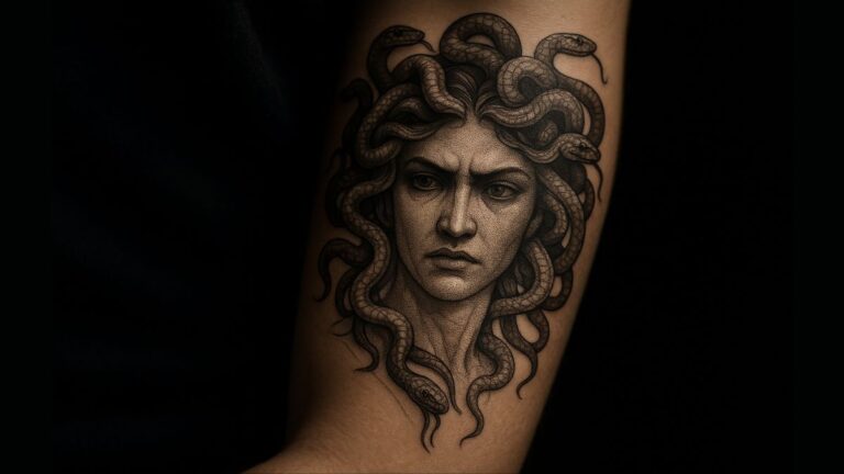 Tatouage Méduse : signification, styles et emplacements