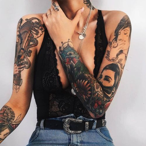 tatouage bras femme michellechristyn