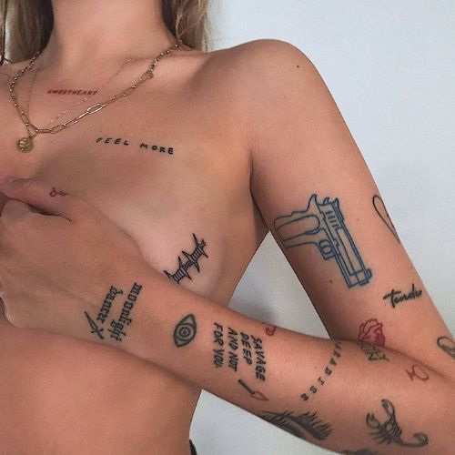 tatouage bras femme zarnybryant
